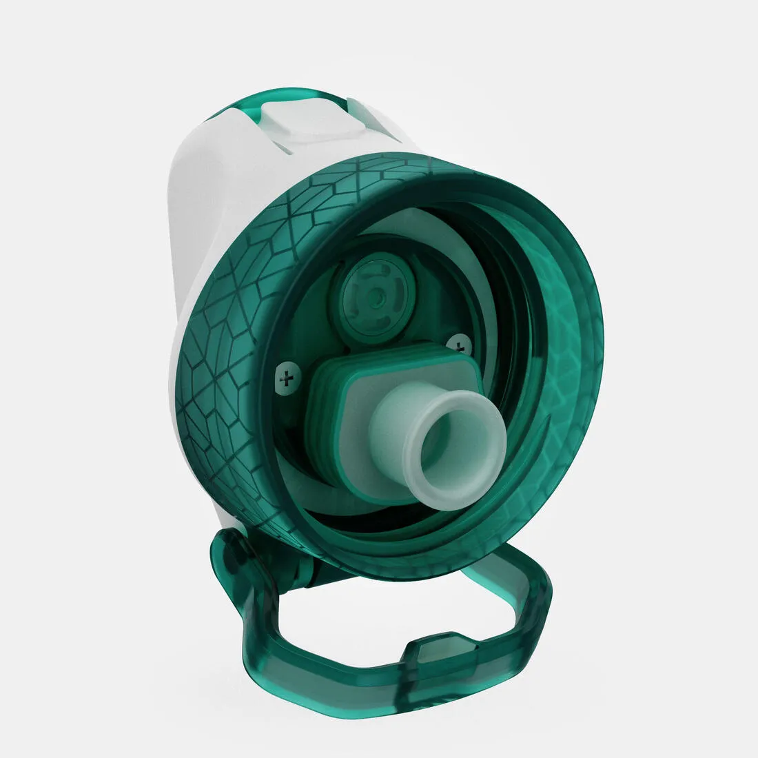 0.6L kids’ alum. water flask 500 with instant cap, pipette & straw for hiking