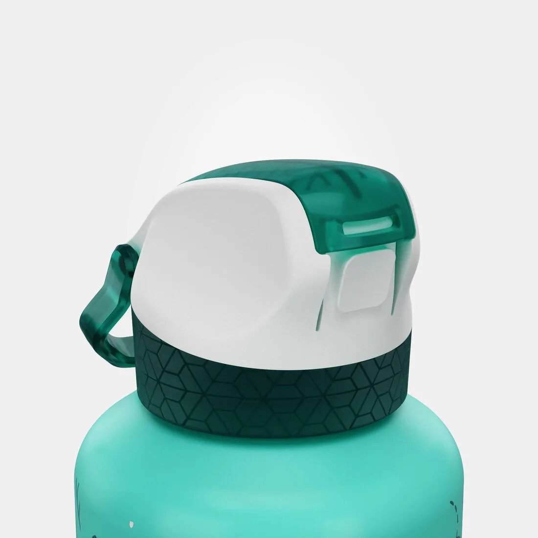 0.6L kids’ alum. water flask 500 with instant cap, pipette & straw for hiking