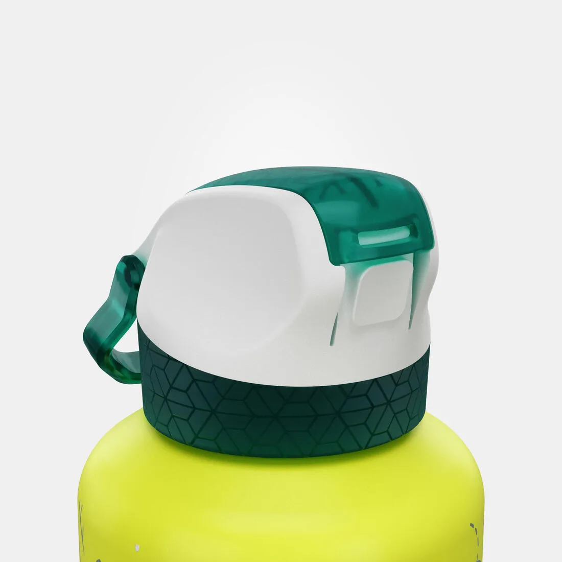 0.6L kids’ alum. water flask 500 with instant cap, pipette & straw for hiking