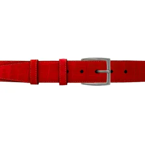 1 1/2" Candy Seasonal Belt with Winston Dress Buckle in Matt Nickel
