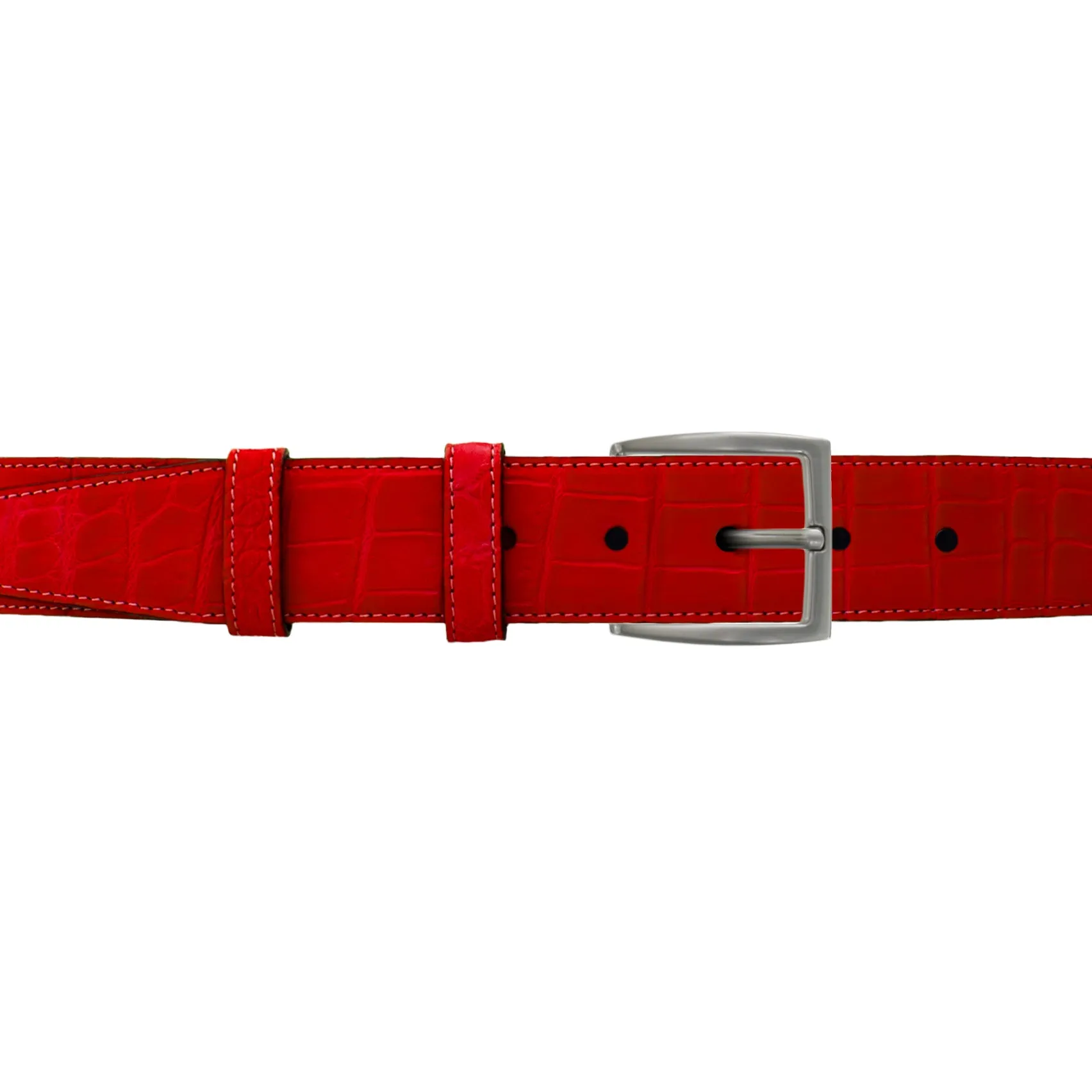1 1/2" Candy Seasonal Belt with Winston Dress Buckle in Matt Nickel