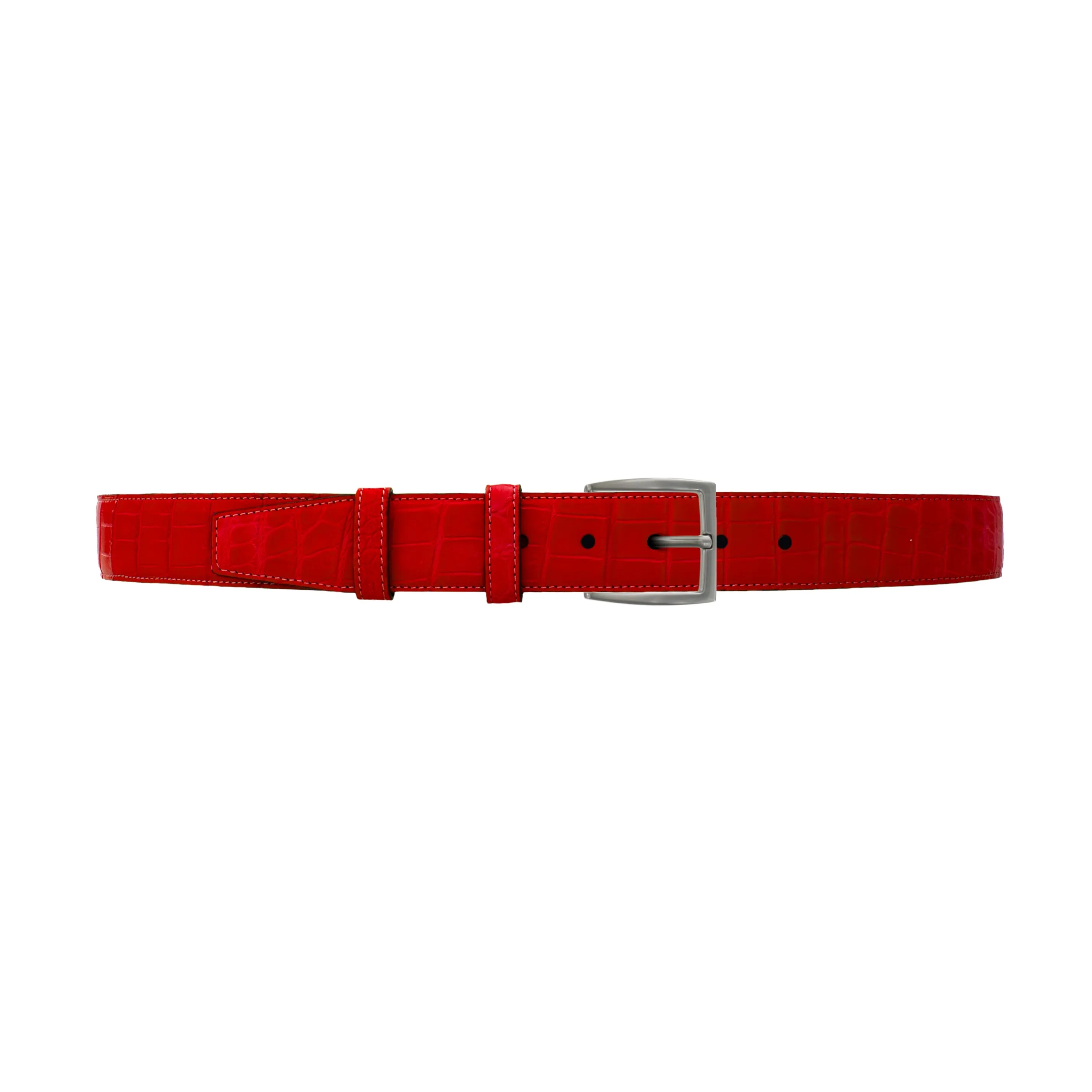 1 1/2" Candy Seasonal Belt with Winston Dress Buckle in Matt Nickel