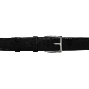 1 1/2" Raven Classic Belt with Winston Dress Buckle in Polished Nickel