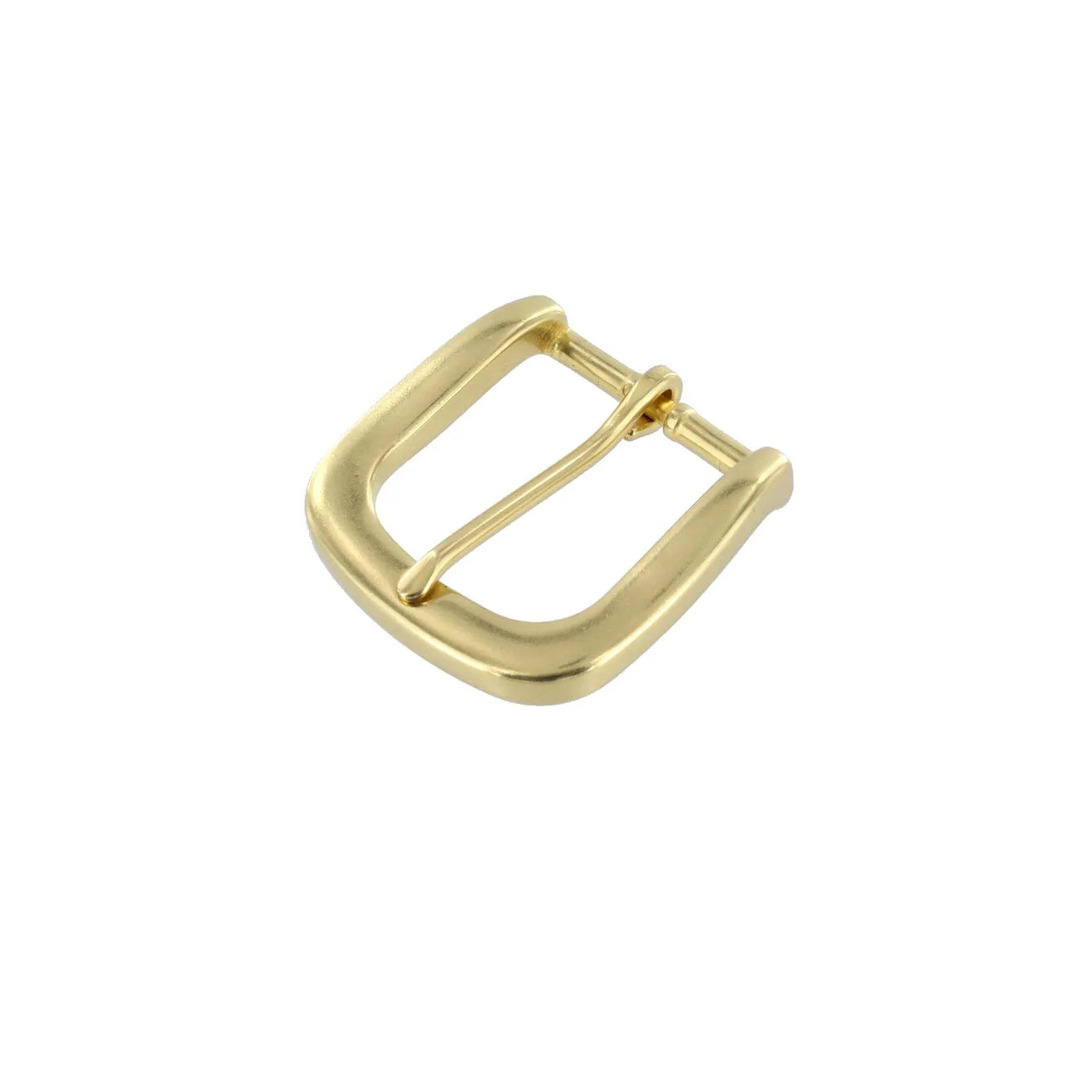 1 1/2" Sand Classic Belt with Oxford Cocktail Buckle in Brass