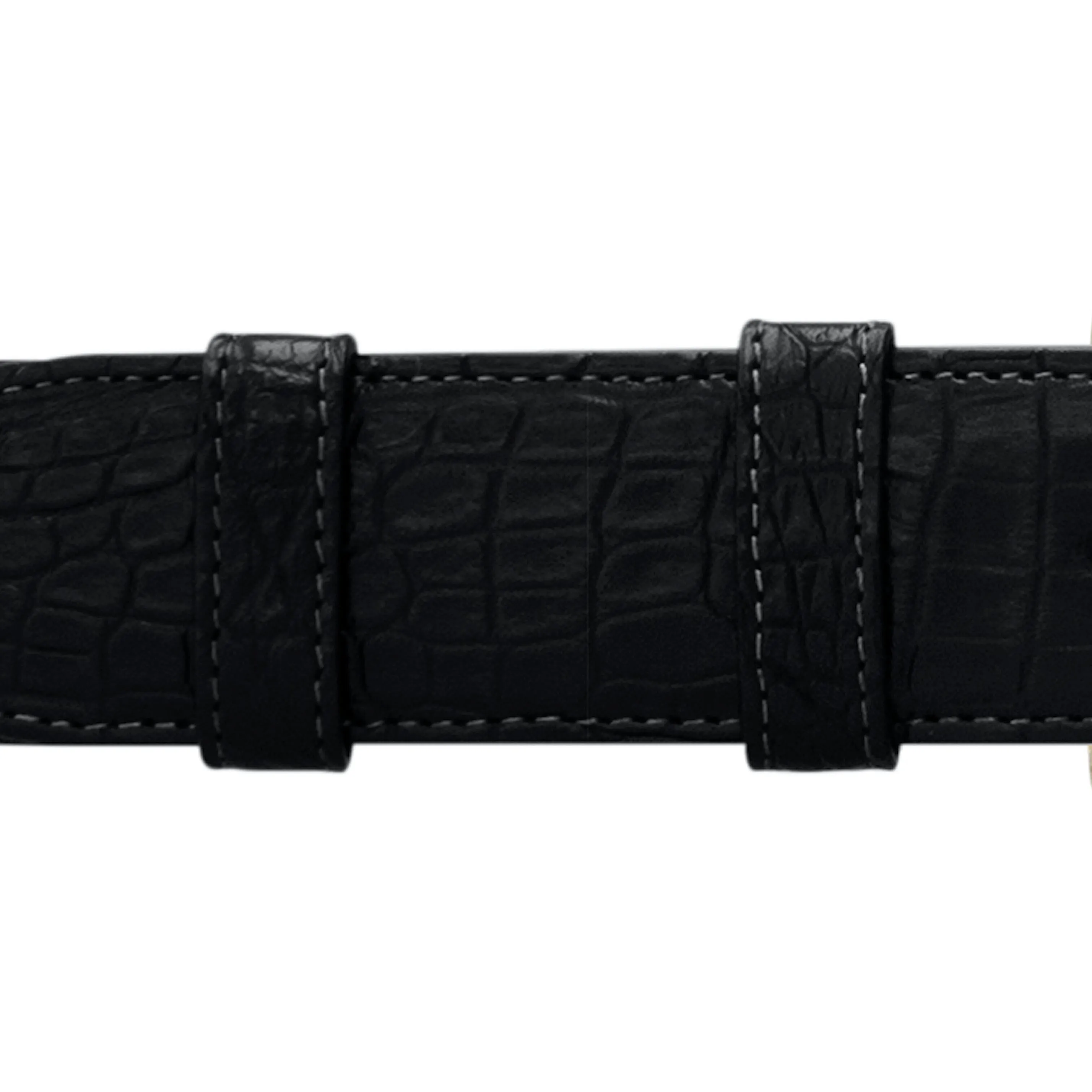 1 1/4" Raven Classic Belt with Austin Casual Buckle in Brass