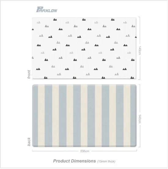 [1 Yr Local Warranty] Parklon PURE Blanco Blue Stripe (Size XL15) Size 2350 X 1400 X 15mm