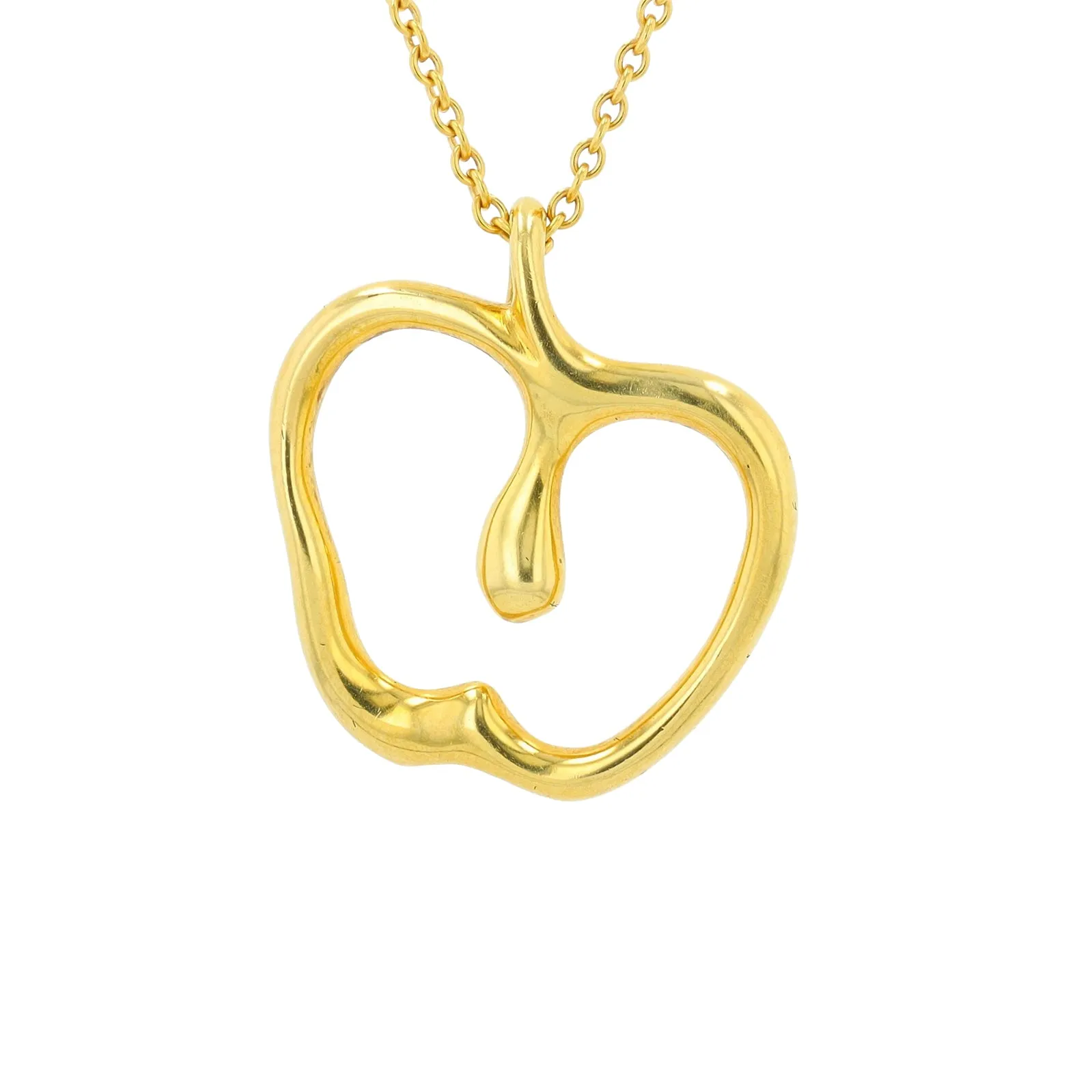 18K YG Tiffany & Co Apple Pendant
