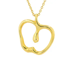 18K YG Tiffany & Co Apple Pendant