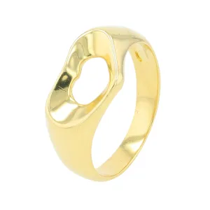 18K YG Tiffany & Co. Open Heart Ring