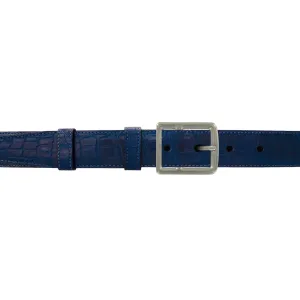 1" Royal Seasonal Belt with Crawford Casual Buckle in Matt Nickel