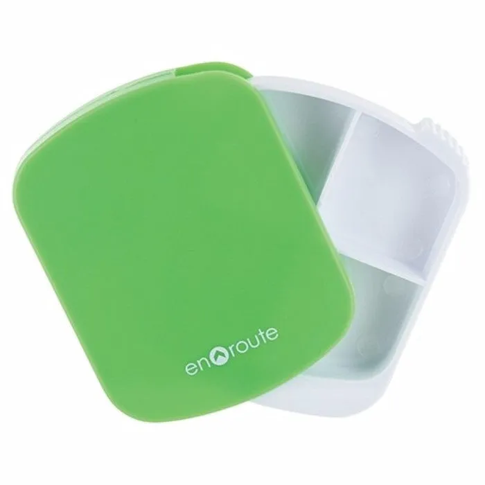 2-Pack: 4-Compartment Travel Pill Box