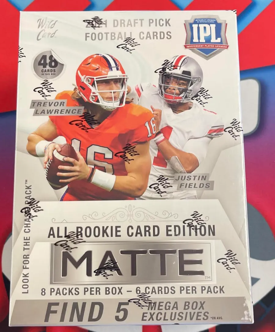 2021 Wild Card MATTE Football Mega (White)