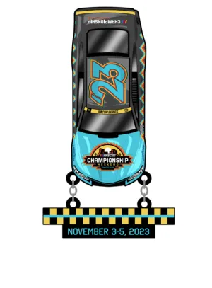 2023 Championship Weekend Finish Line Hatpin