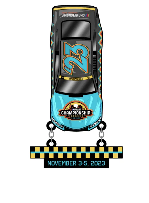 2023 Championship Weekend Finish Line Hatpin