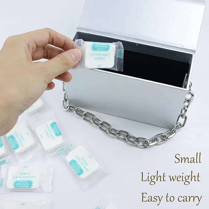 20Pcs Compressed Towel Tablets Disposable Washcloths for Travel Portable Reusable Coin Bath Towels for Hotel Camping Hiking Sports Beauty Salon(9.4" x 11.8")