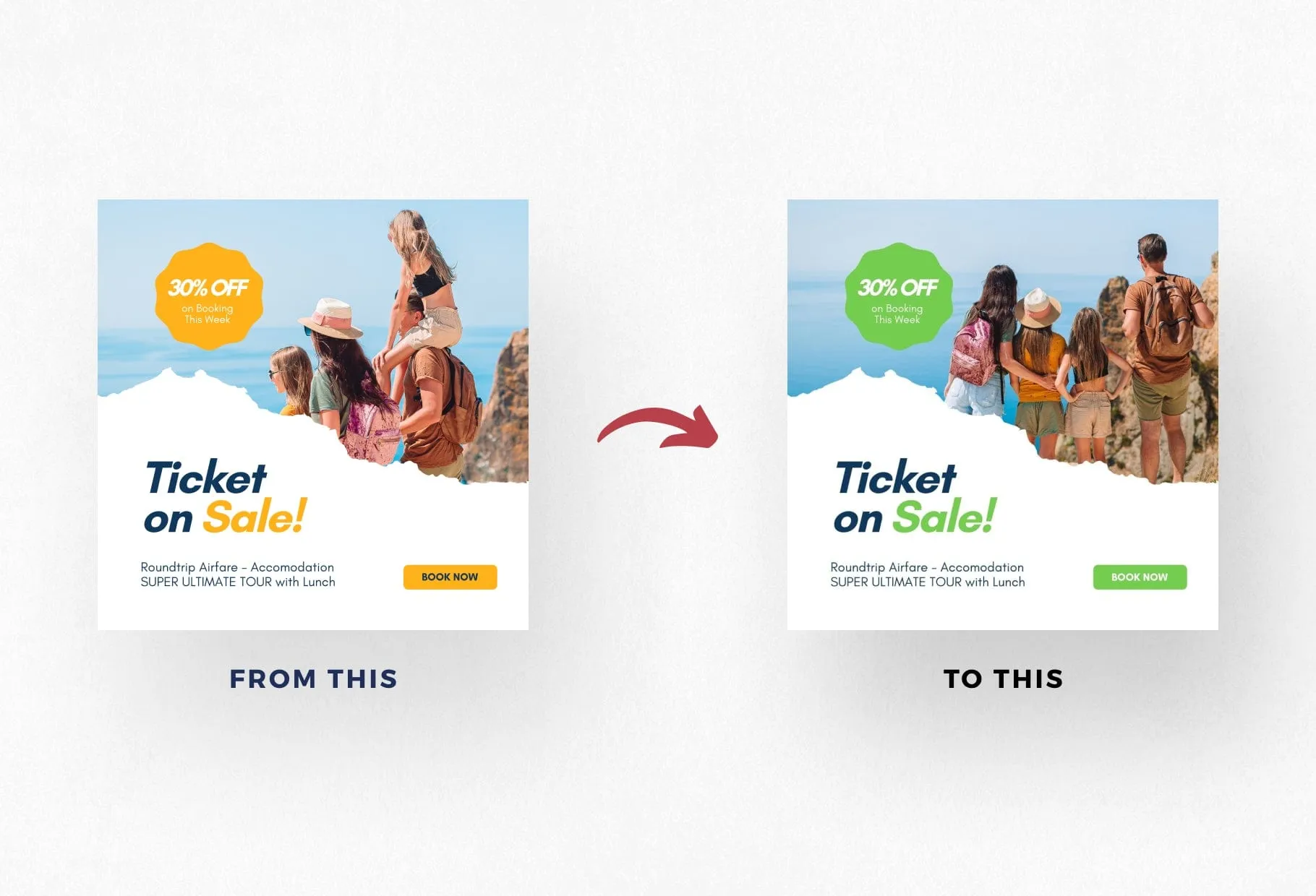 30 Travel Instagram Post Canva Templates V2