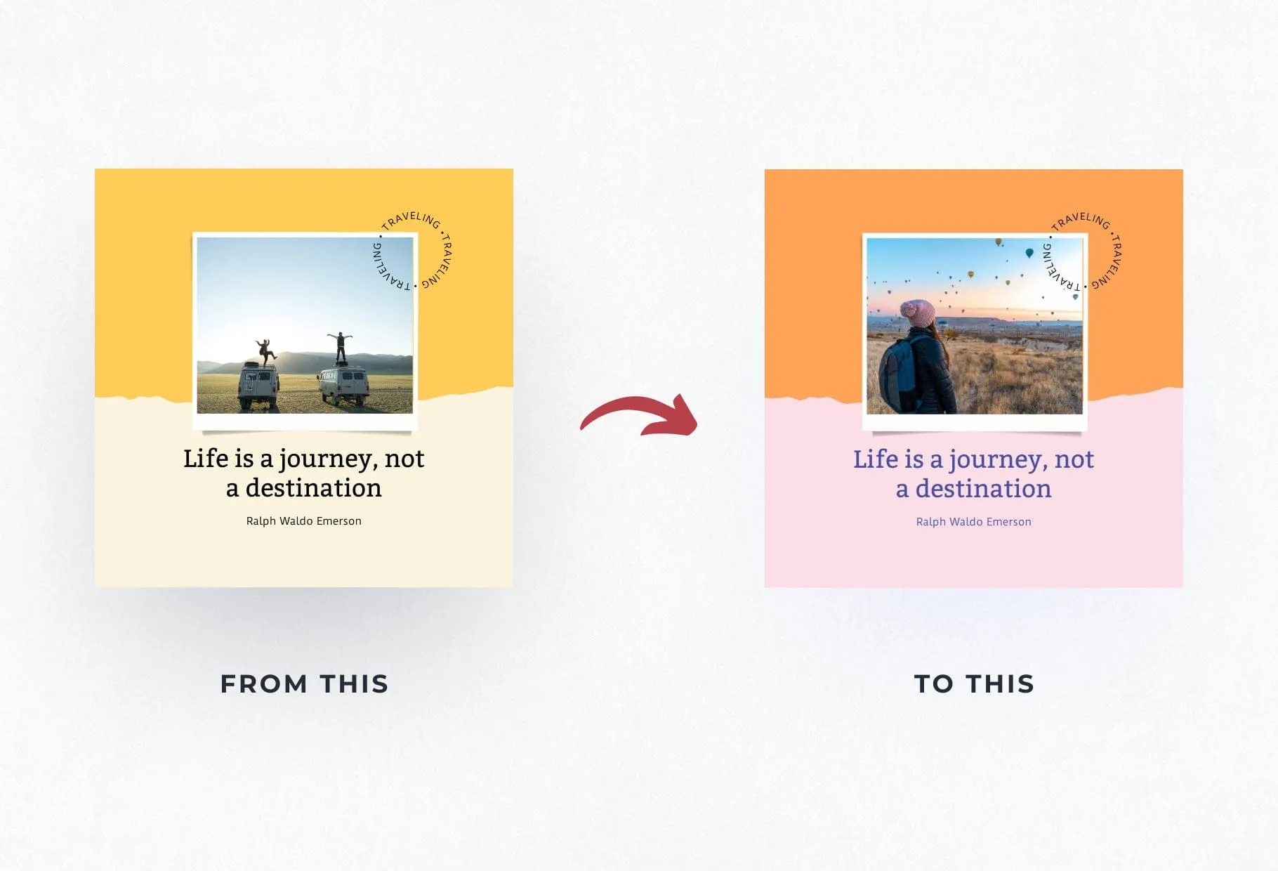 30 Travel Instagram Post Canva Templates V3