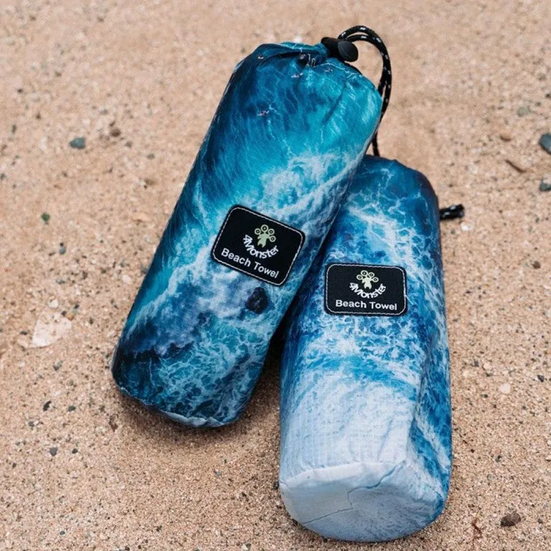 4Monster - Ocean Series  Microfiber Beach Towel  (80X160 CM)