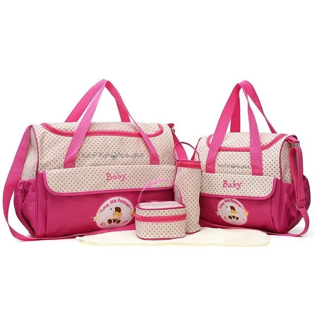 5 Piece MOTOHOOD Baby Changing Bag Set
