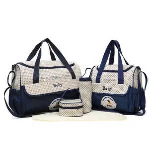 5 Piece MOTOHOOD Baby Changing Bag Set
