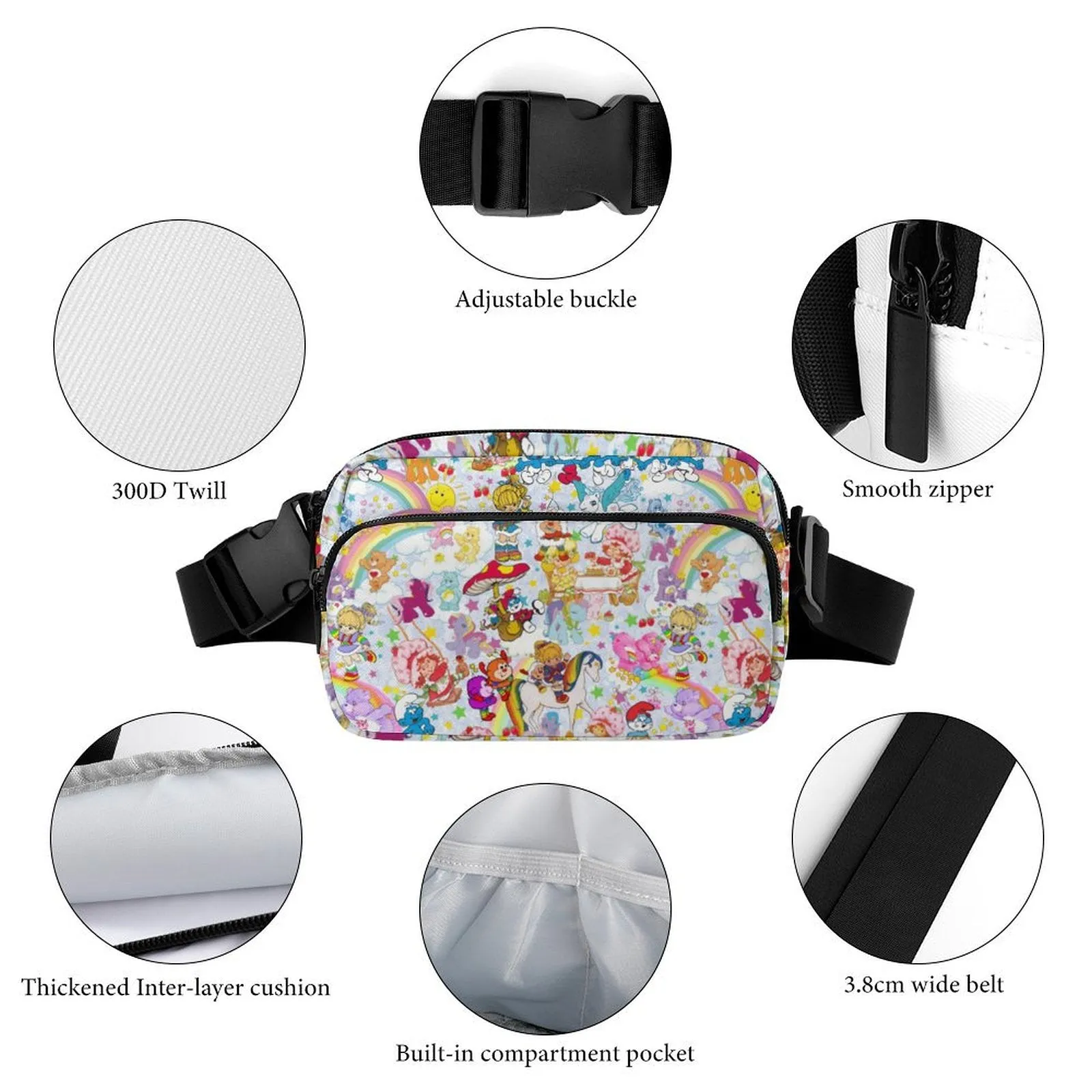 80's Cartoons Fanny Pack- PREORDER - Closing 3/2  - ETA late March