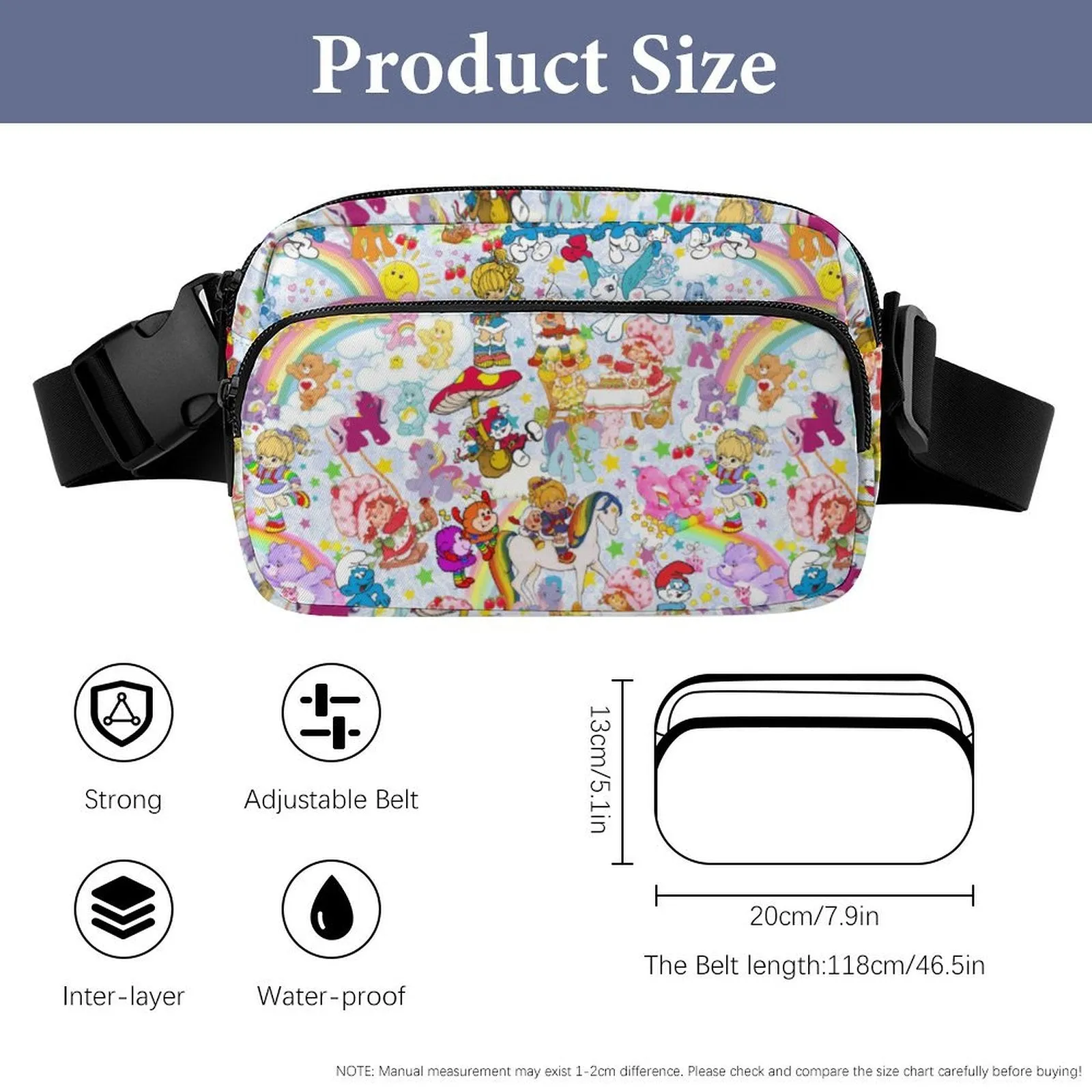 80's Cartoons Fanny Pack- PREORDER - Closing 3/2  - ETA late March