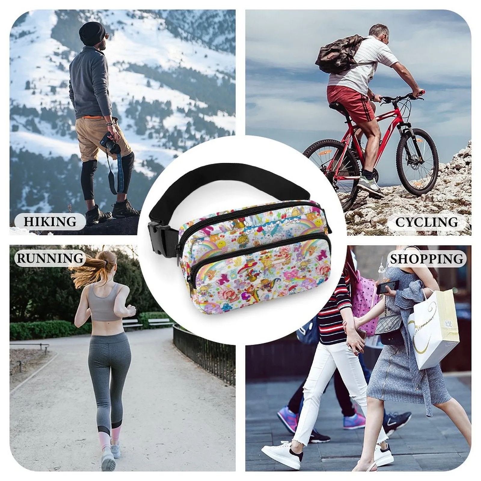 80's Cartoons Fanny Pack- PREORDER - Closing 3/2  - ETA late March