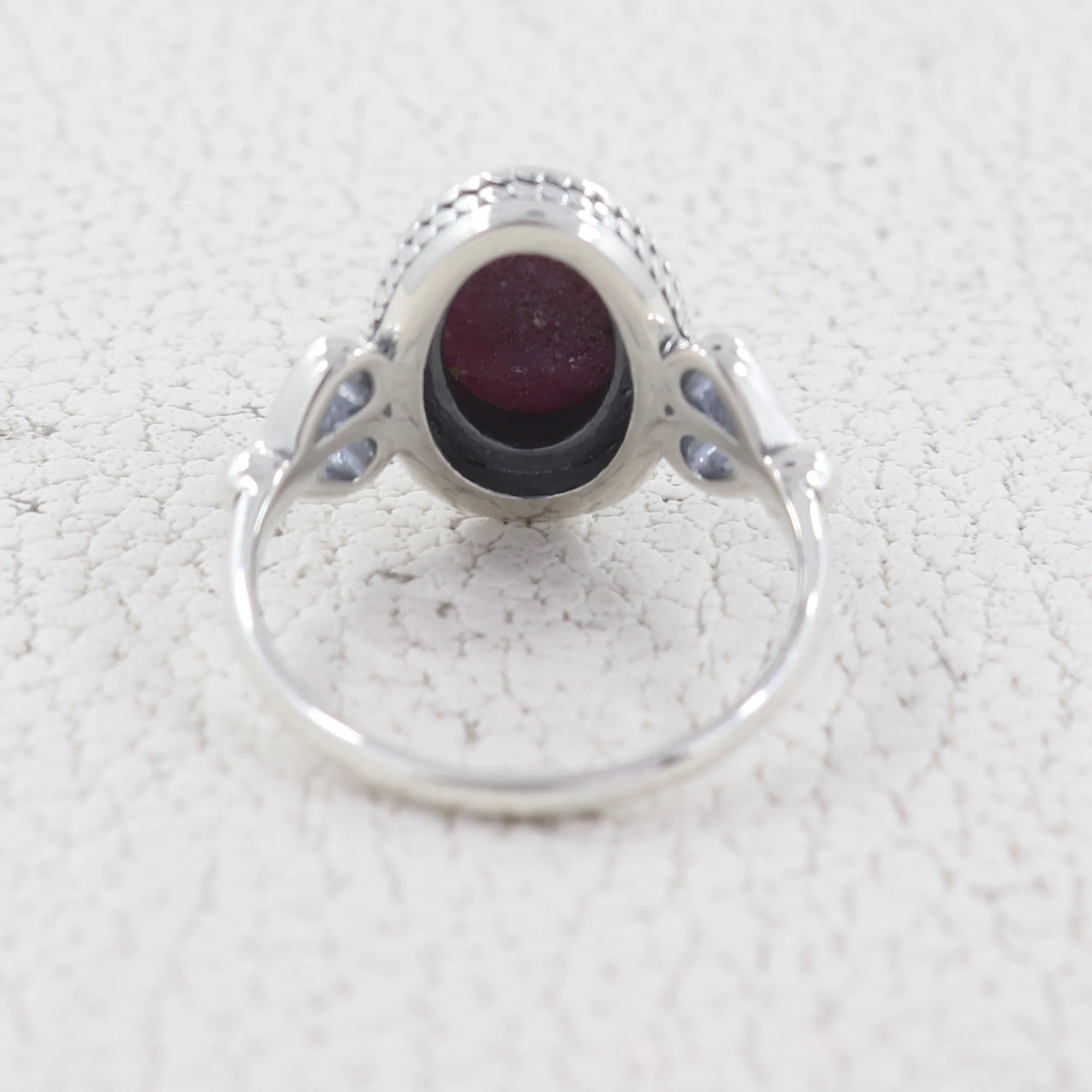 925 Sterling Silver Larimar Designer Ring