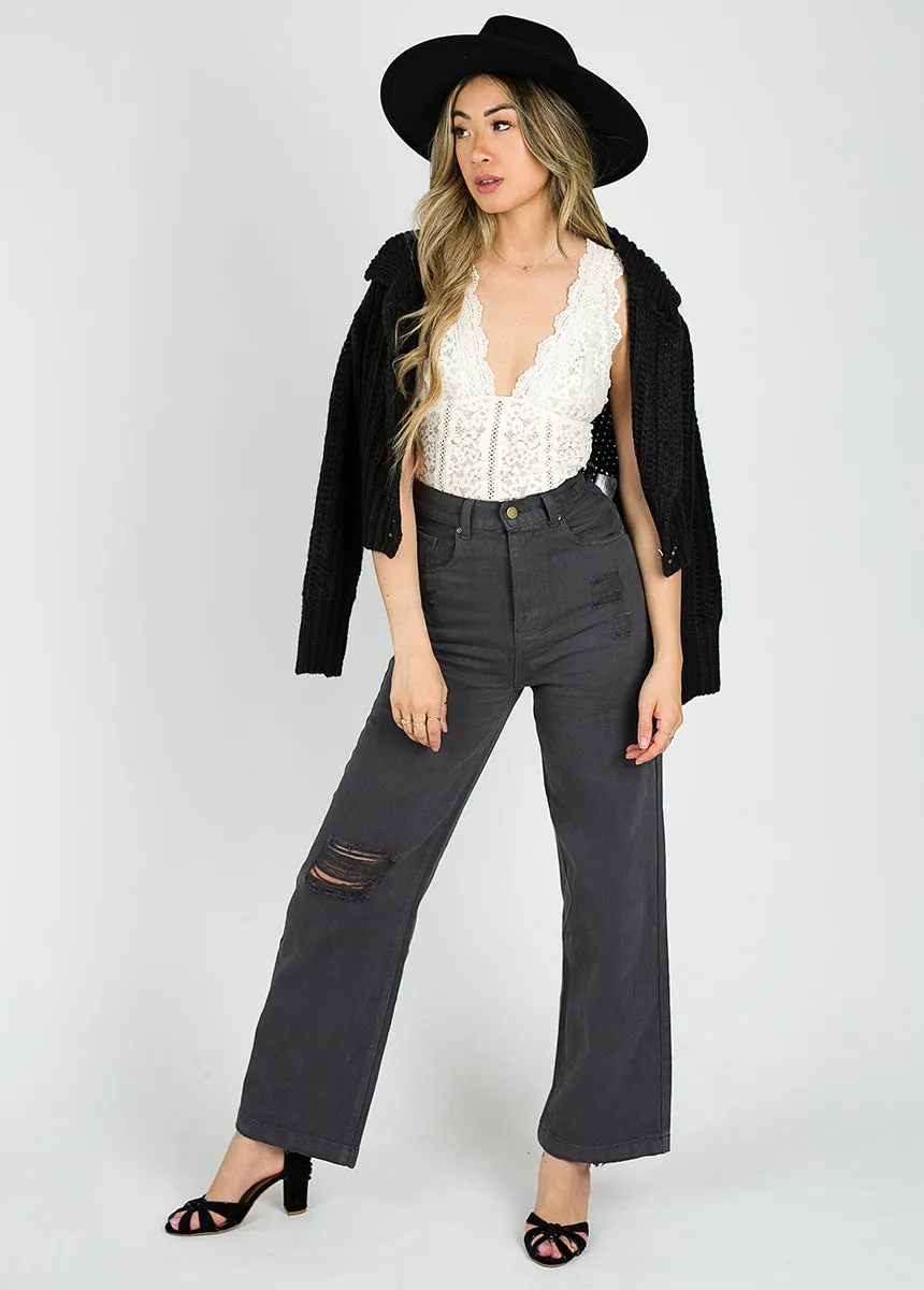 Addy Denim in Slate