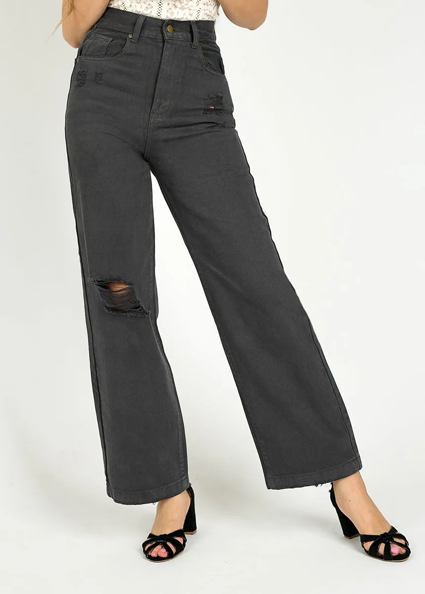 Addy Denim in Slate