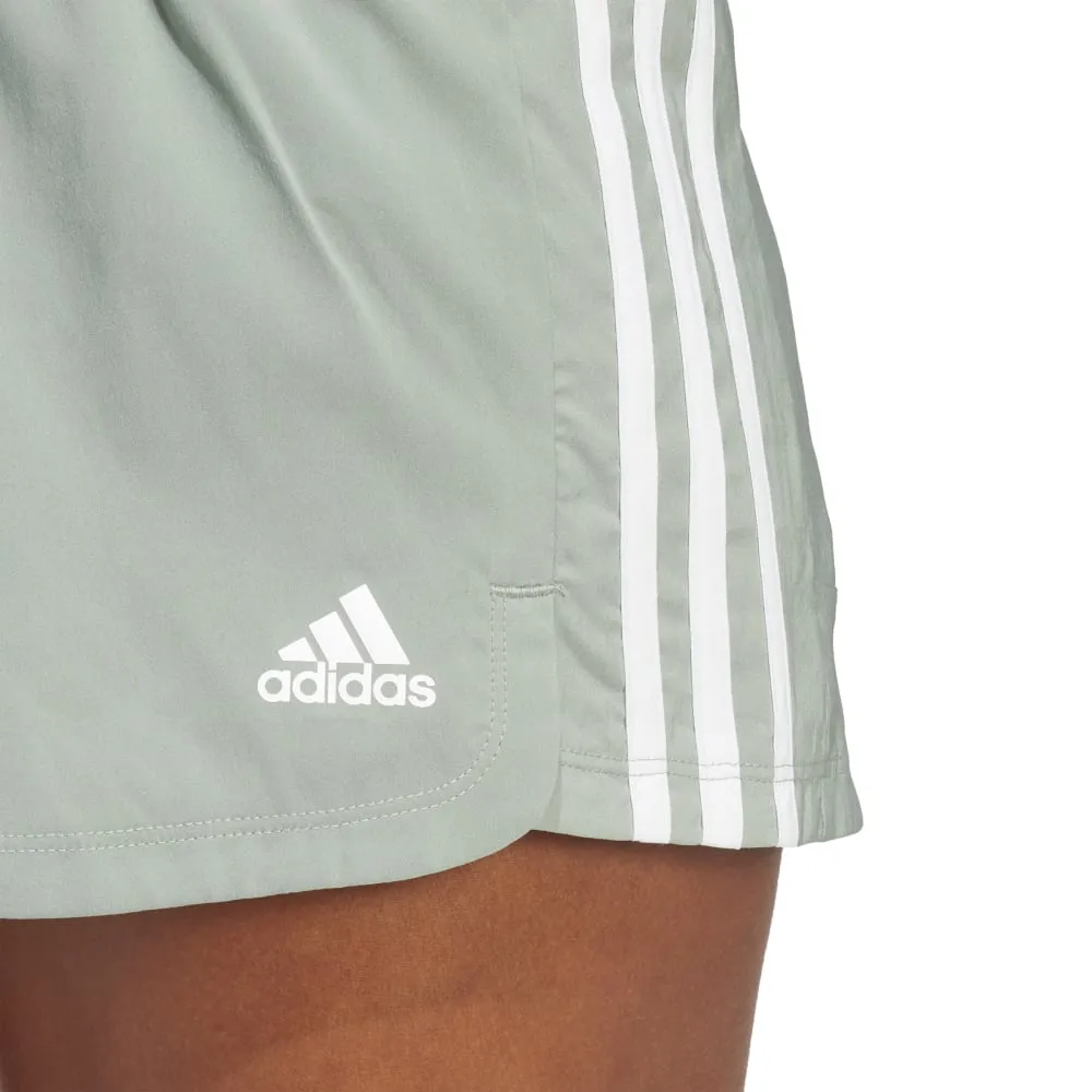 Adidas Womens Pacer 3-Stripes Woven Shorts