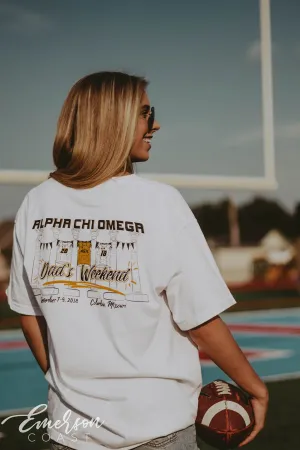 Alpha Chi Omega Dad's Weekend Tshirt