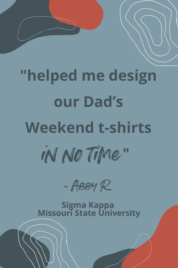 Alpha Chi Omega Dad's Weekend Tshirt