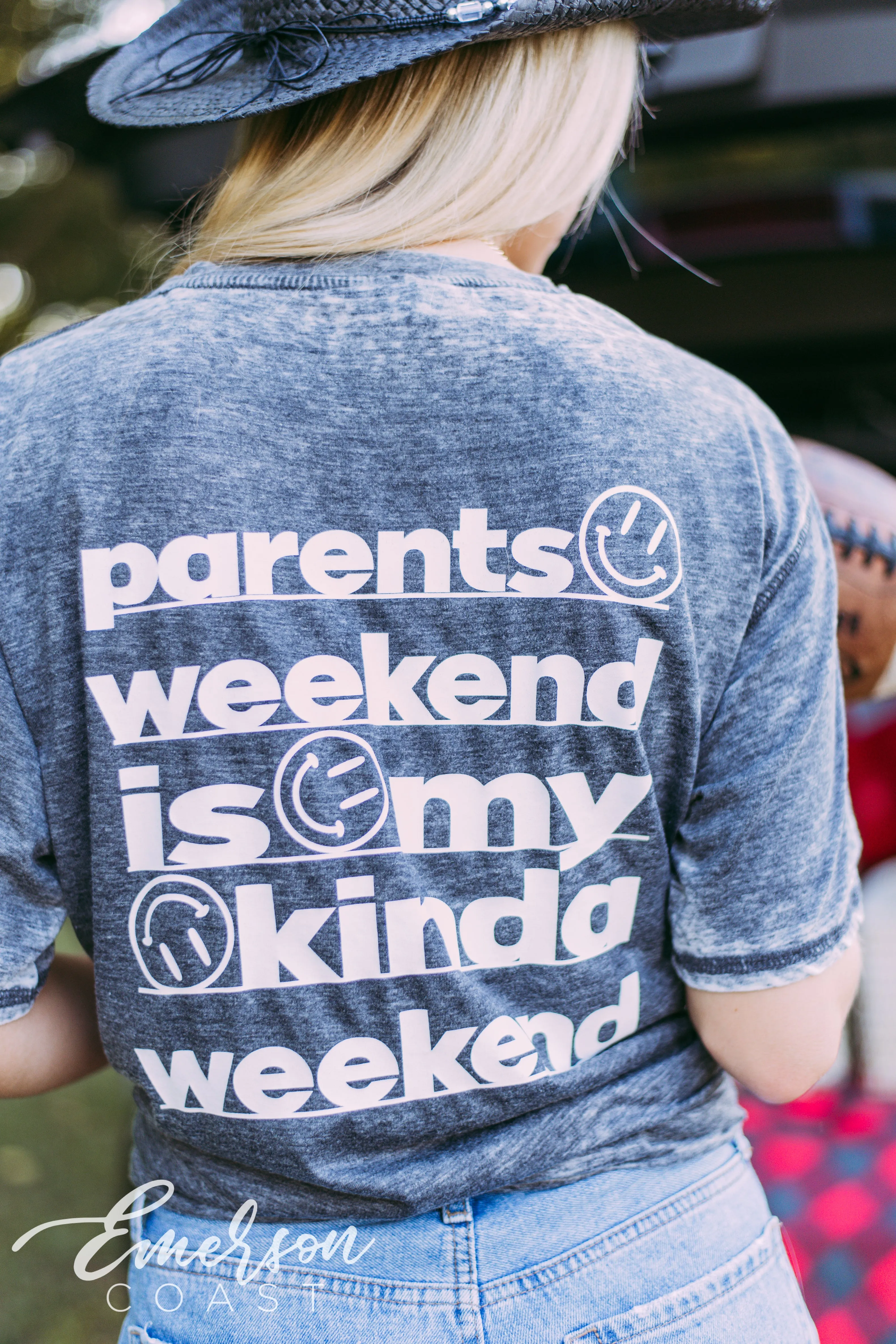 Alpha O Parents Weekend Acid Wash Tee