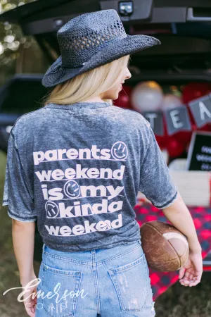 Alpha O Parents Weekend Acid Wash Tee