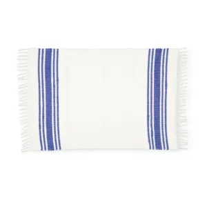 Amelia Jackson Dhurrie Tabby Rug in our Beach House Pattern 75x120 cm SBED049