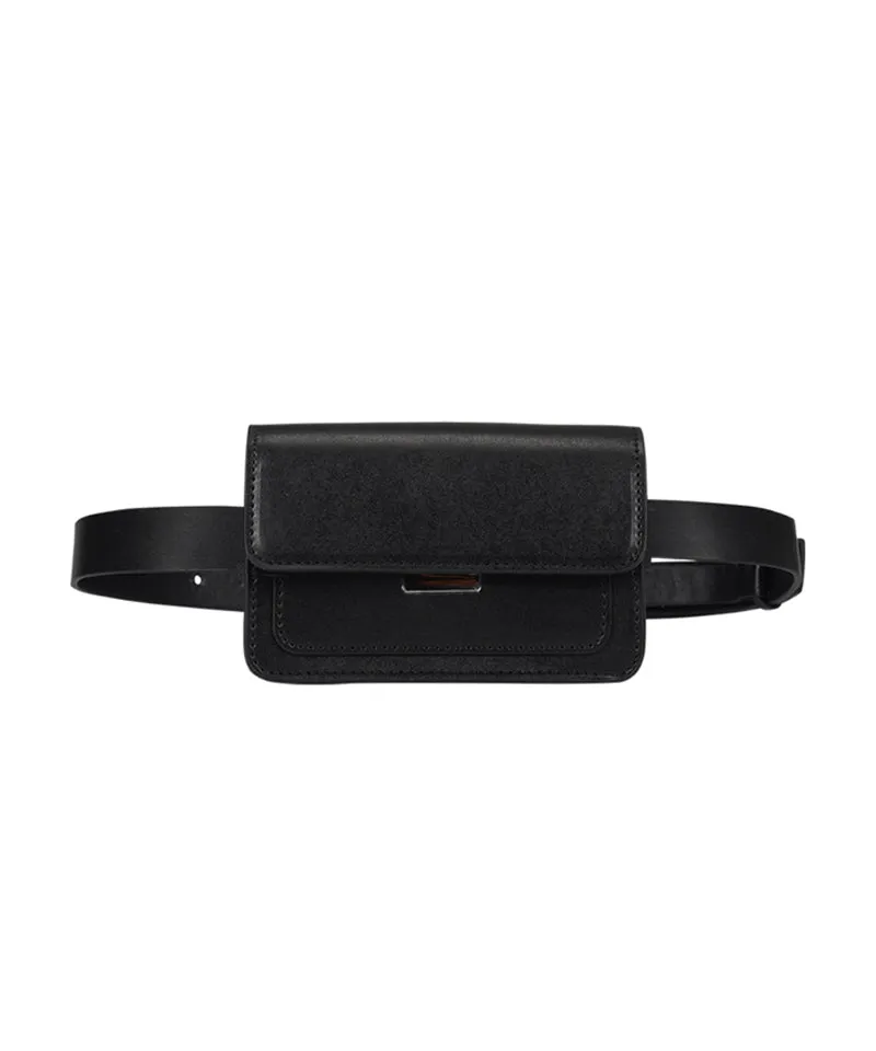 Anell Golf Flap Belt Bag - Black