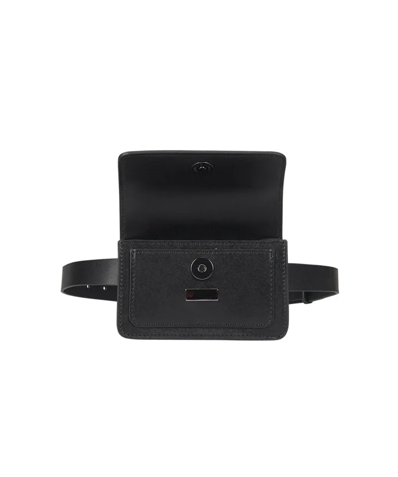 Anell Golf Flap Belt Bag - Black