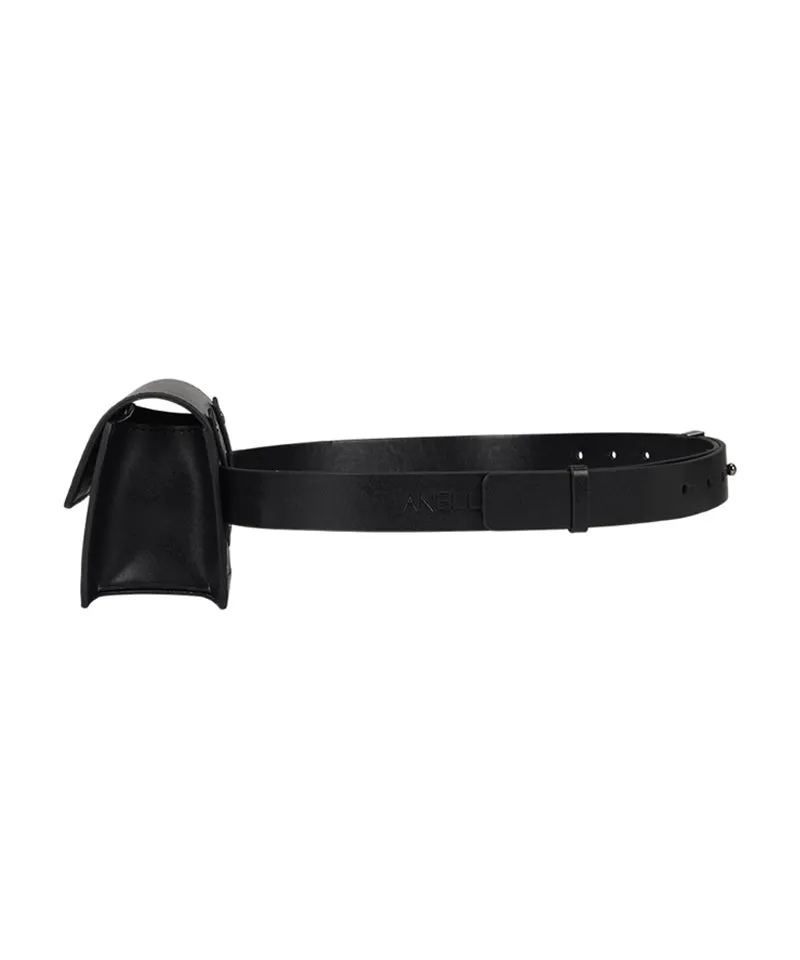 Anell Golf Flap Belt Bag - Black