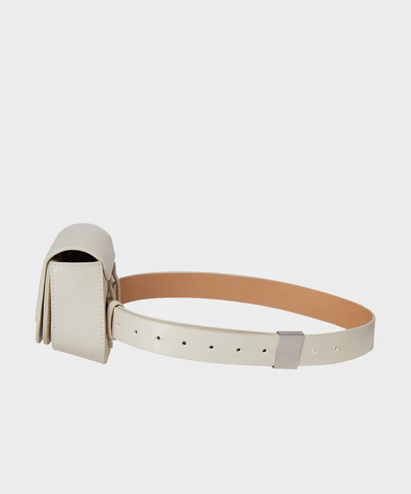 Anell Golf Tote Belt Bag - Cream Beige