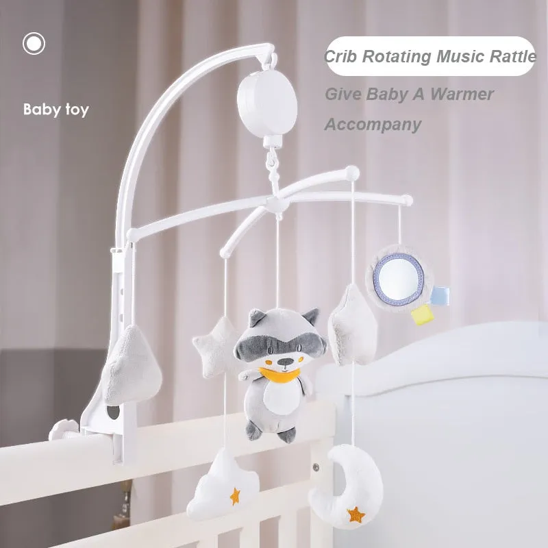 Animal Baby Crib Mobiles Carousel For Cots (0-12 Months)