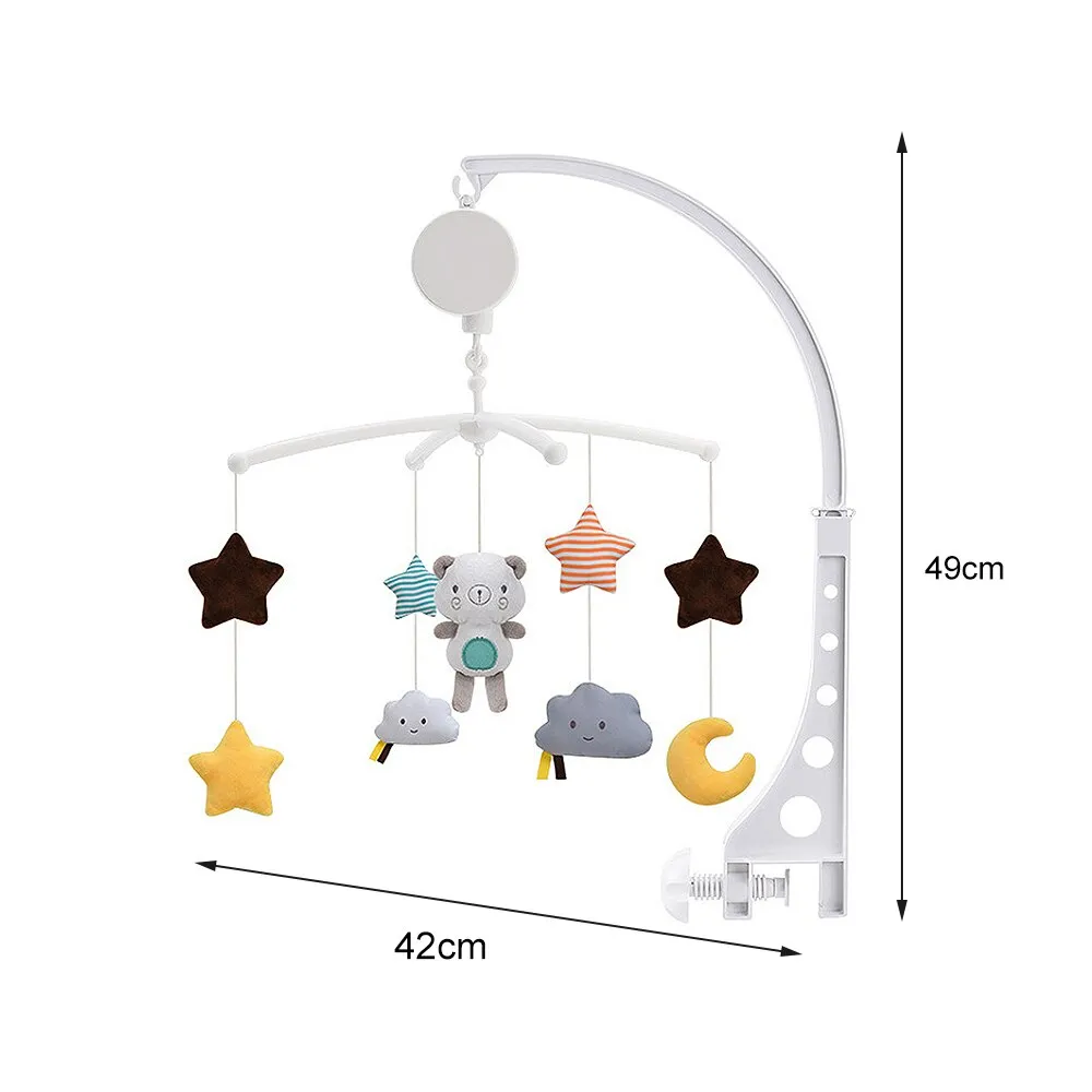 Animal Baby Crib Mobiles Carousel For Cots (0-12 Months)
