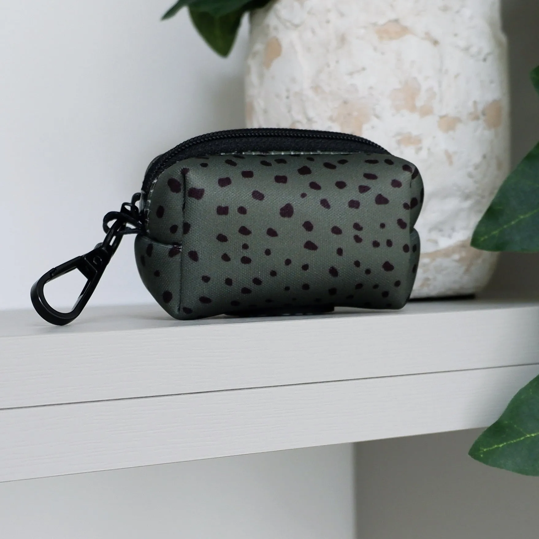 Animal Poop Bag Holder - Khaki Green