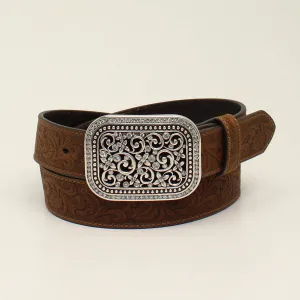Ariat® Ladies Filagree Medium Brown Belt