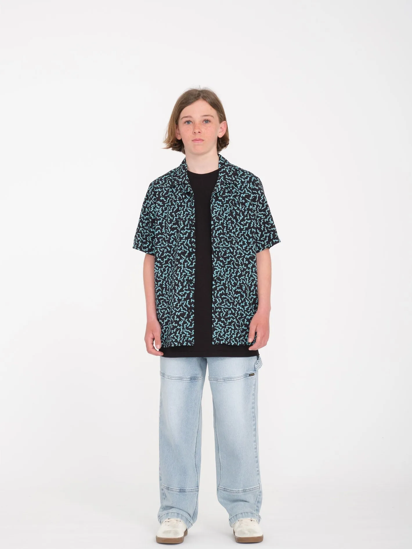 Asphalt Beach Shirt - BLACK - (KIDS)