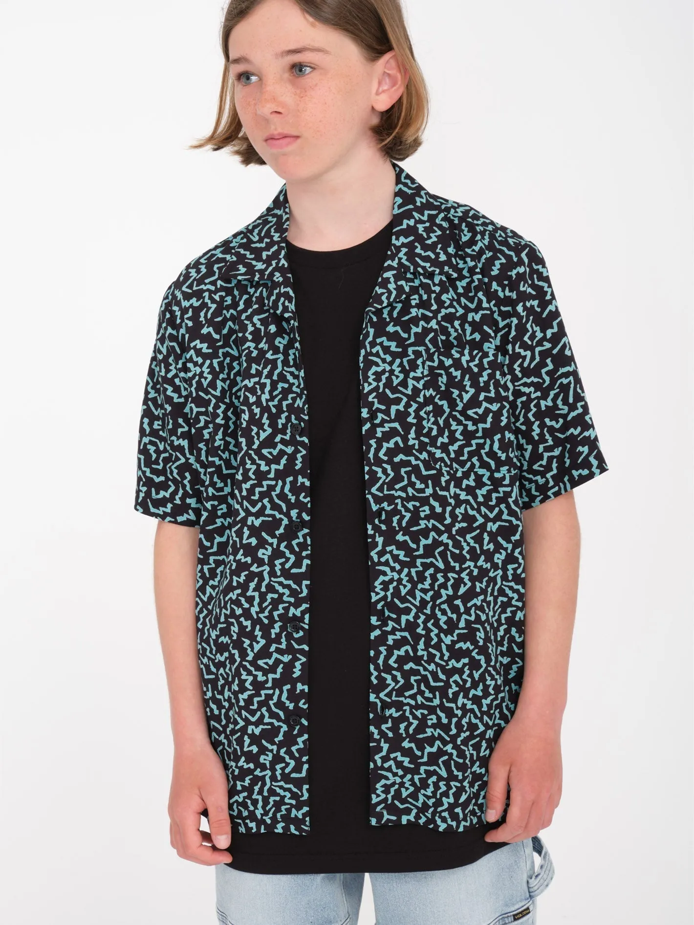 Asphalt Beach Shirt - BLACK - (KIDS)
