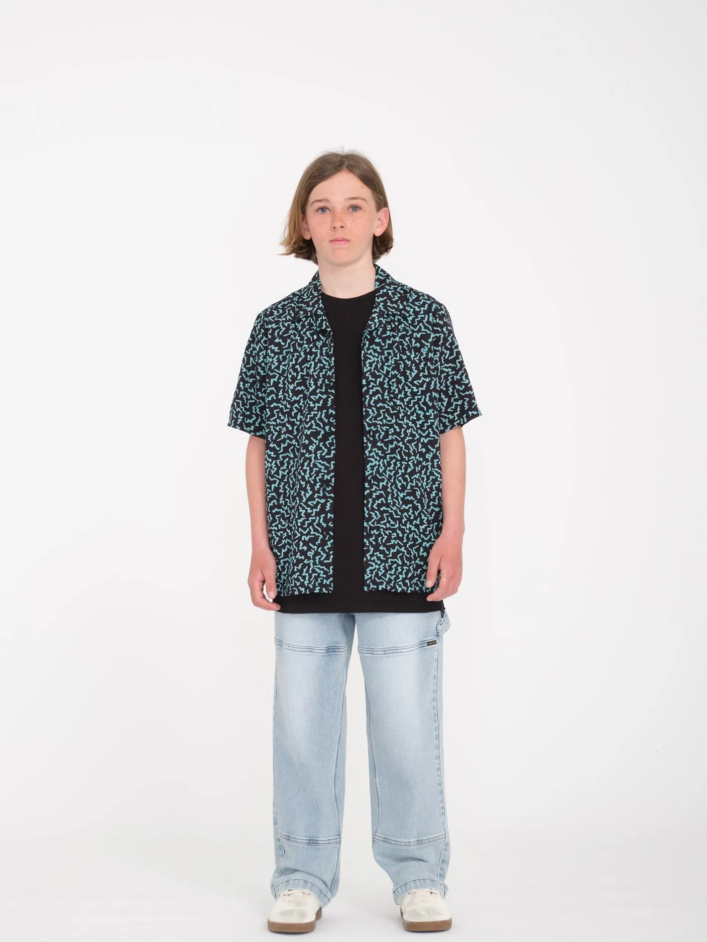 Asphalt Beach Shirt - BLACK - (KIDS)