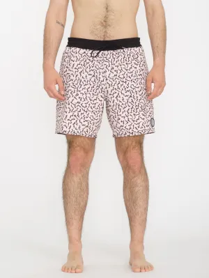Asphalt Beach Trunk 17" Boardshort - LILAC ASH