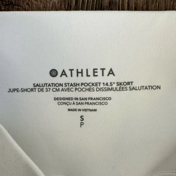 Athleta Salutation Stash High Rise 14 1/2” Skort (Small)