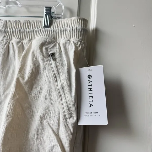 Athleta Trekkie Skort Skirt Magnolia White NWT 16